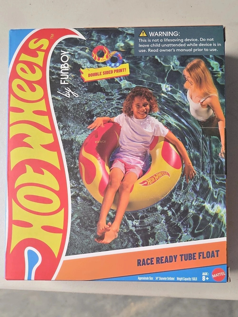 Funsboy Race Ready Tube Float Red & Yellow